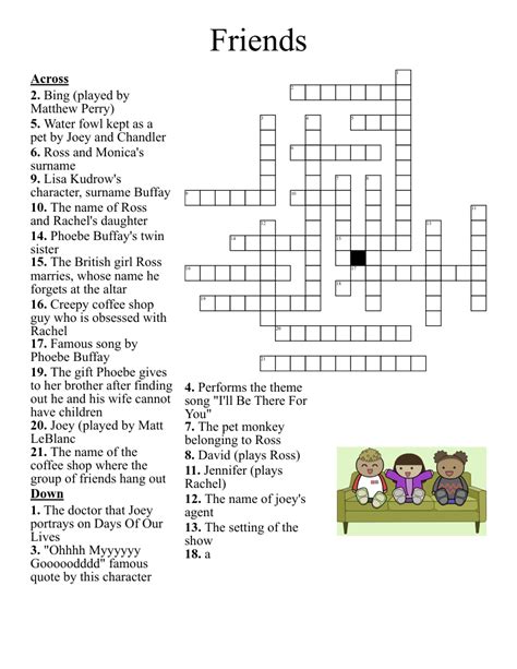 friends friends crossword clue|friends friend crossword answer.